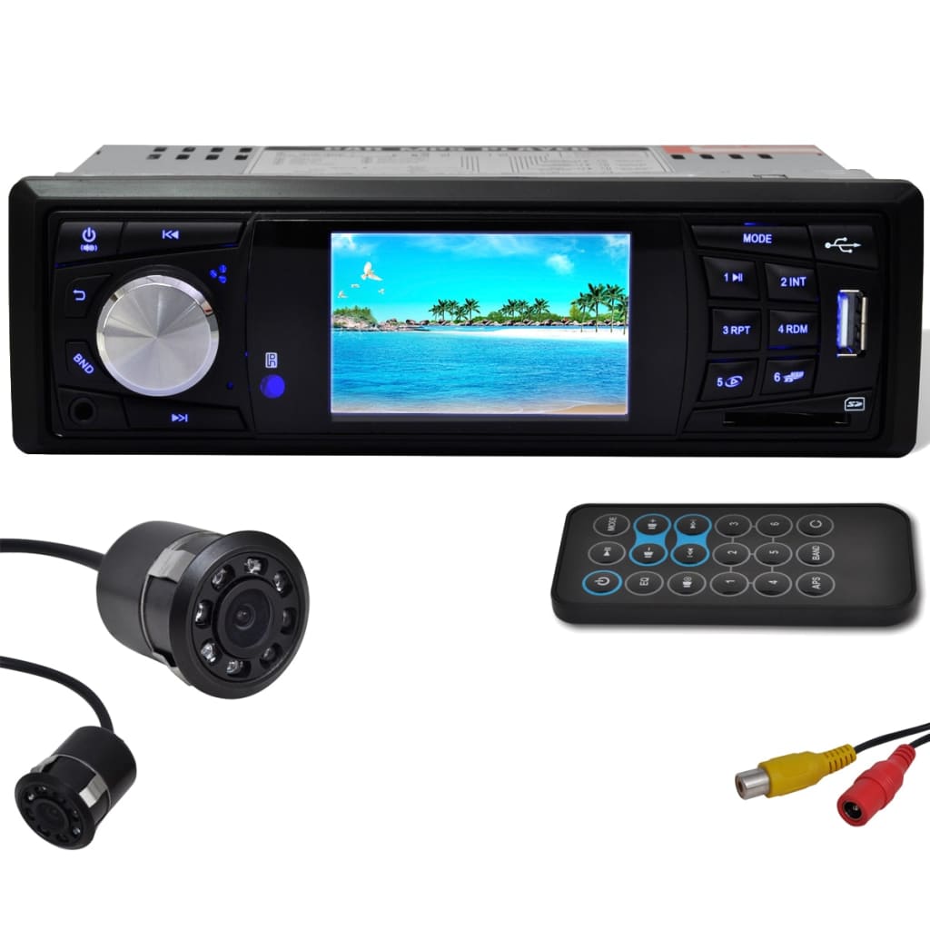 Radio with rear view camera